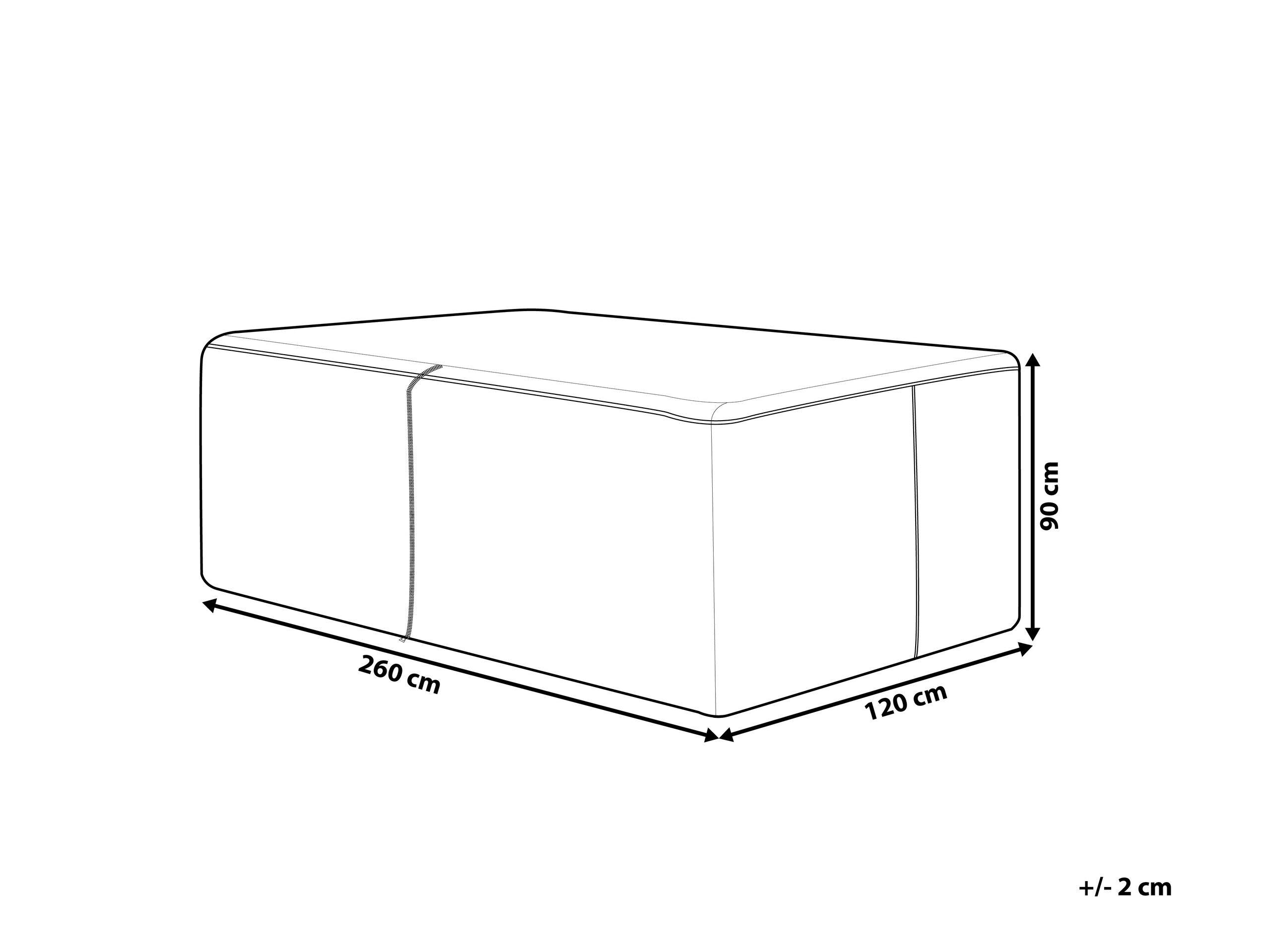 Beliani Bâche de protection en PVC CHUVA  
