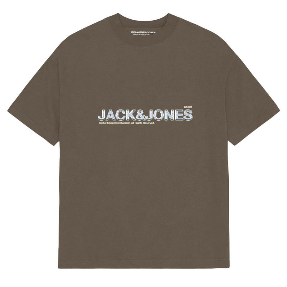 JACK & JONES Dynamic Branding Rundhals T-Shirt 4er Pack  