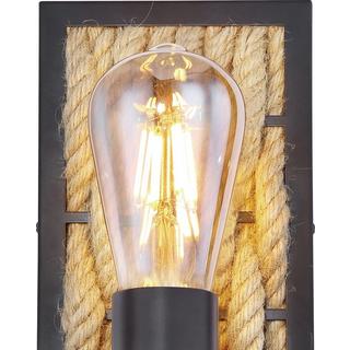 mutoni Wandleuchte Halia Metall Hanf   1xE27  