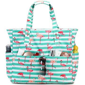 Große Strandtasche mit Reißverschluss