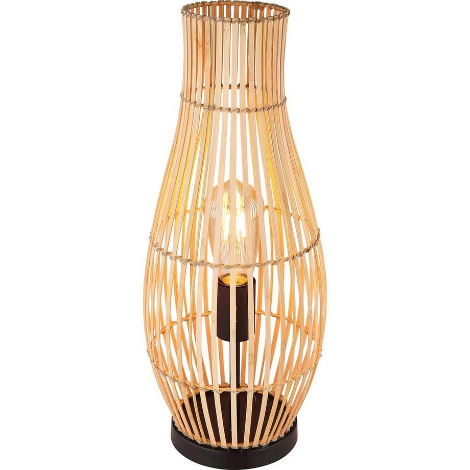 Lampe à poser bambou naturel 1xE27