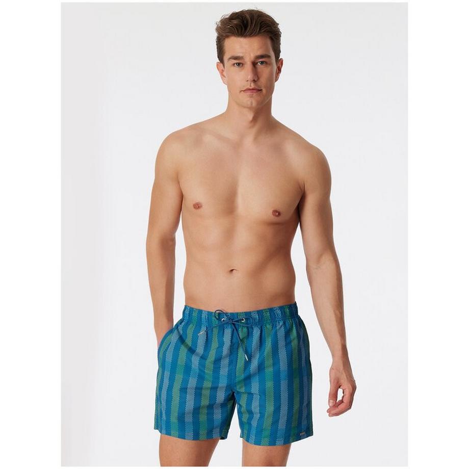 Schiesser Pantaloncini da bagno motivo foglie  
