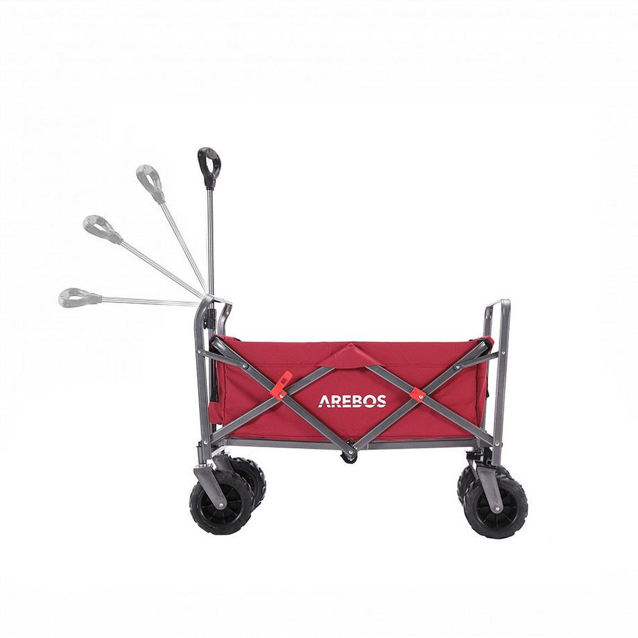Arebos  Charrette à bras | Chariot de transport | jusqu'à 100 kg | Pliable 