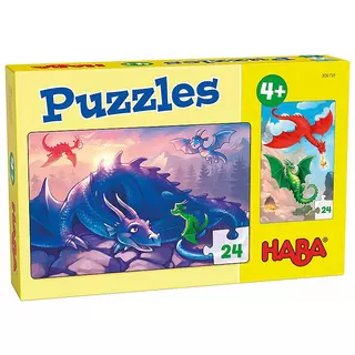 HABA  Puzzle Puzzles Drachen (2x24) 