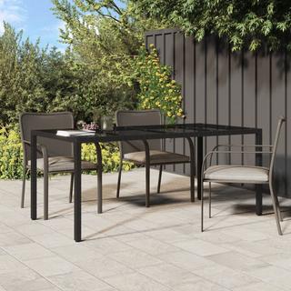 VidaXL Table de jardin rotin synthétique  