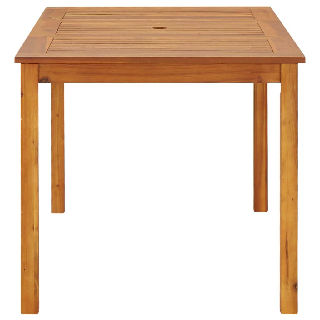 VidaXL Table de jardin bois d'acacia  