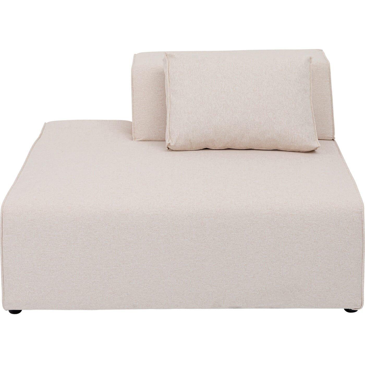 KARE Design Infinity Ottoman Semi Elements link crema 120  