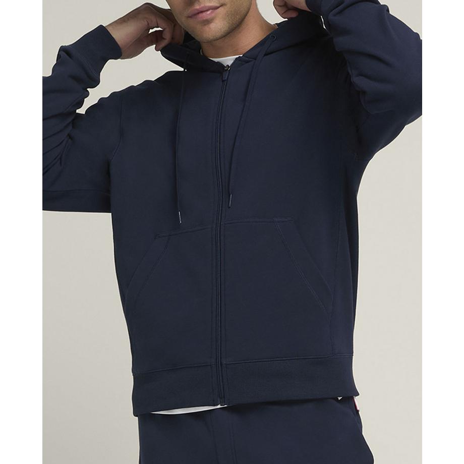 Team Zip Hoodie Unisex Navy