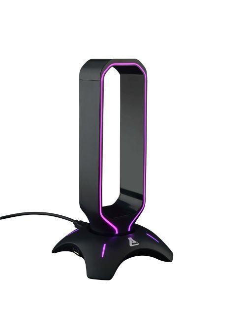 The G-Lab  Support de Casque Gaming The G-Lab Radon RGB Noir 