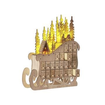 Weihnachtsdekoration aus Pappelholz Klassisch IMPALA