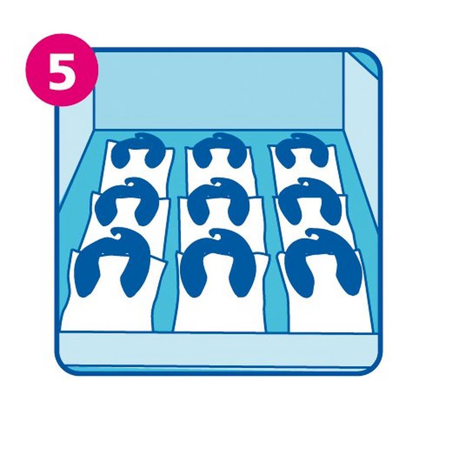 Sockstar  Sockstar basic pack, 10 Clips, 2 Pastellfarben 