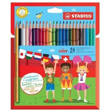 STABILO Holzfarbstift Etui 24 Stück