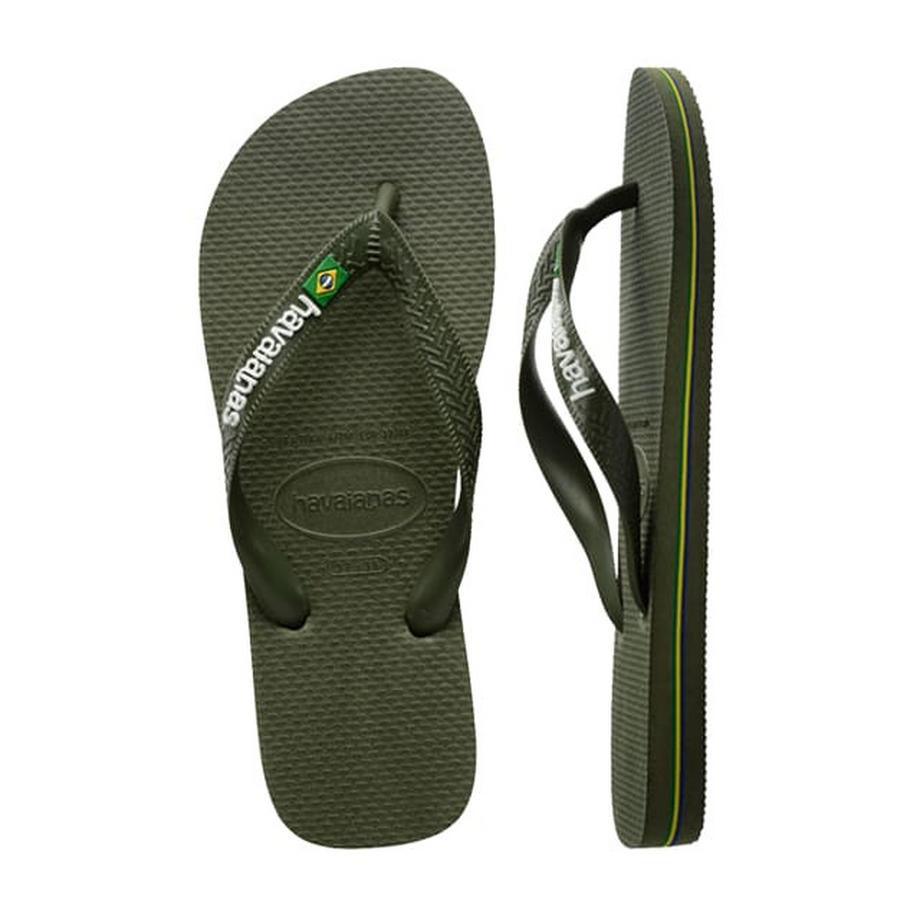 havaianas Brasil Logo Flip Flops  