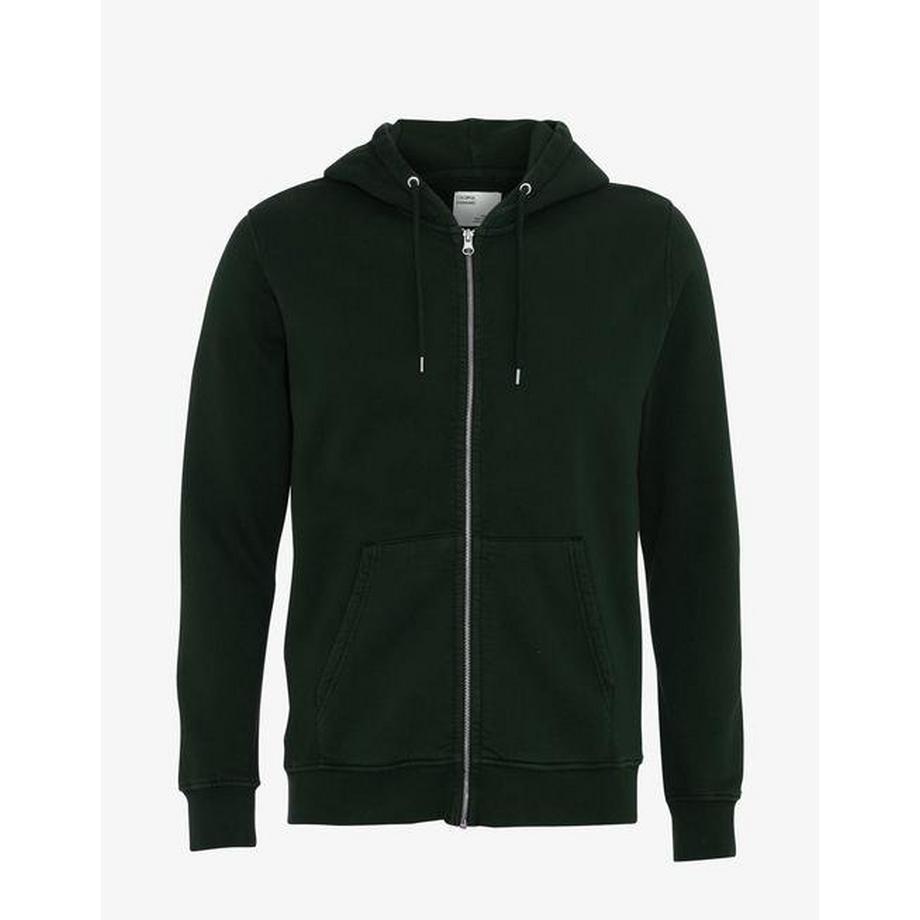 Colorful Standard Giacca con cappuccio Classic Organic Full Zip Hunter Green  