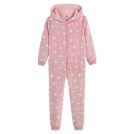 La Redoute Collections  Surpyjama à capuche imprimé étoiles 