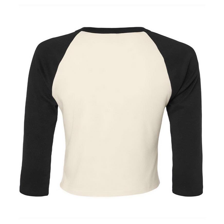 Bella + Canvas Kurzes Raglan 3/4 Arm T-Shirt  
