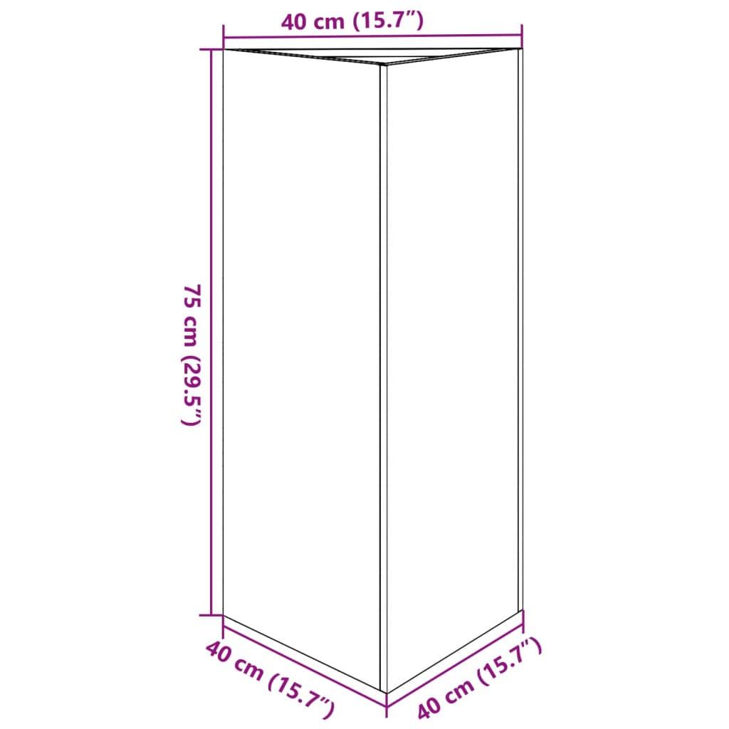 VidaXL Gartenpflanzgefäß metall  