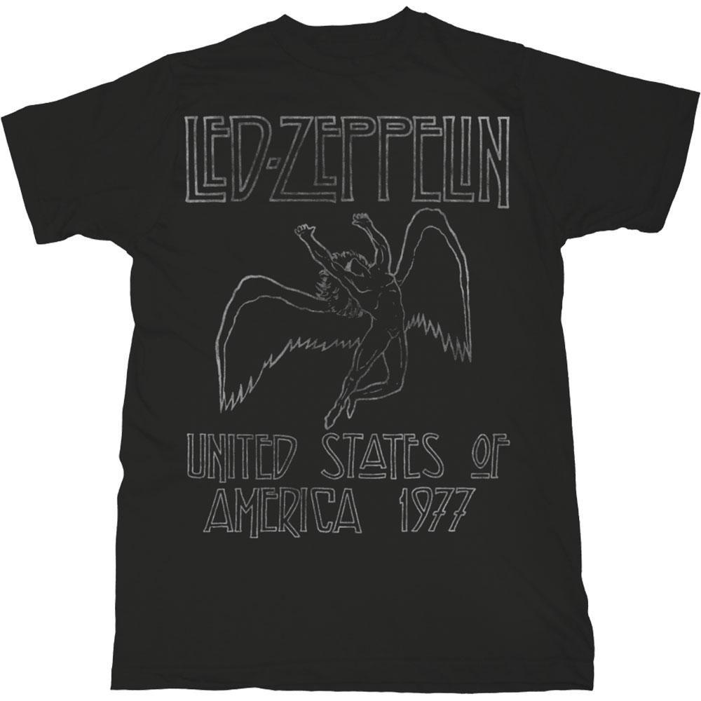 Led Zeppelin  USA 77 TShirt 