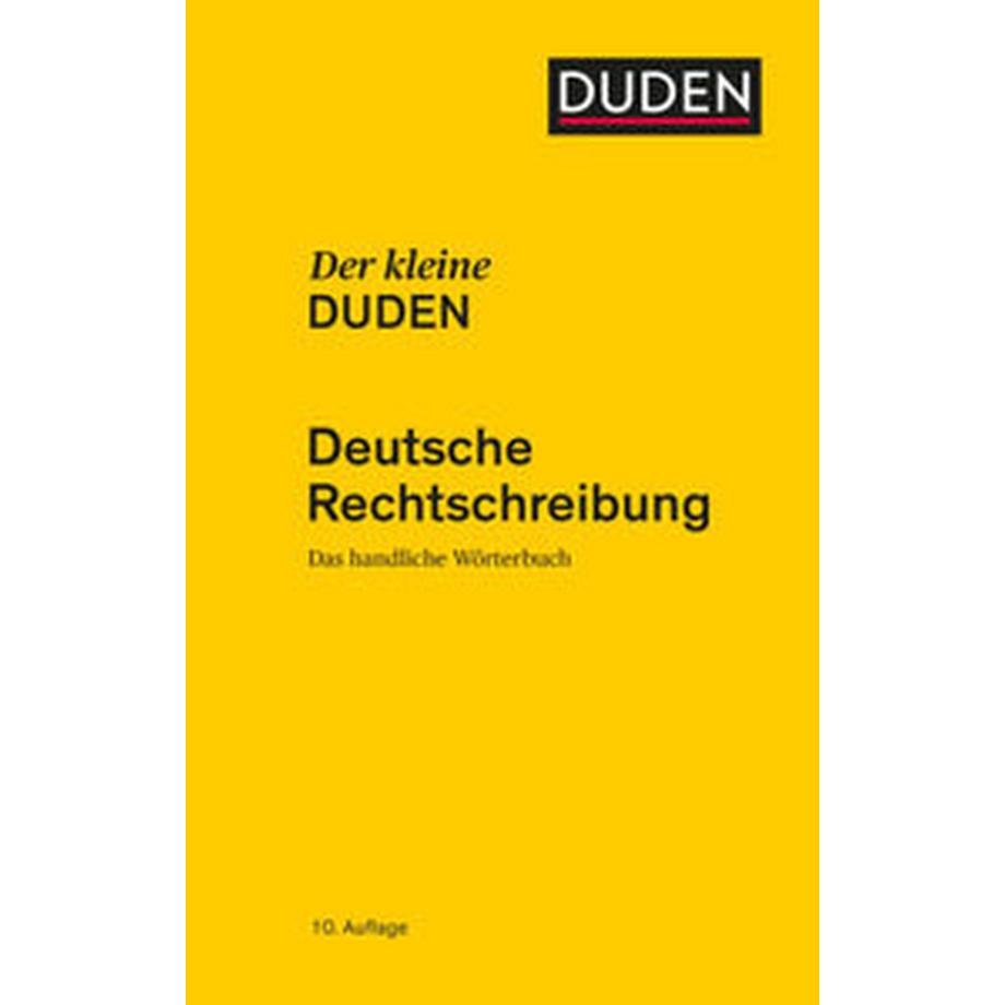 DUDEN  Der kleine Duden - Deutsche Rechtschreibung 