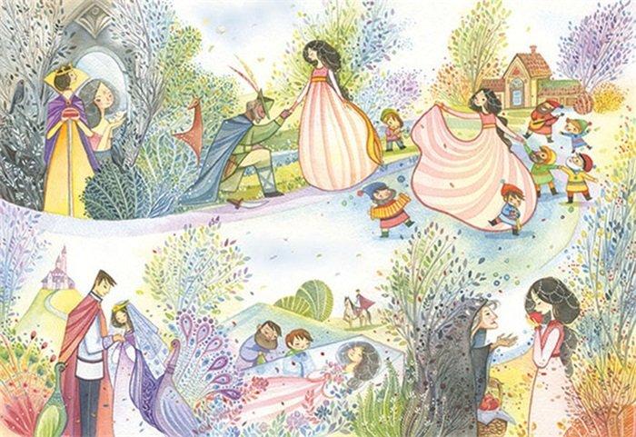 Crocodile Creek  Puzzle Schneewittchen 48tlg., Crocodile Creek 