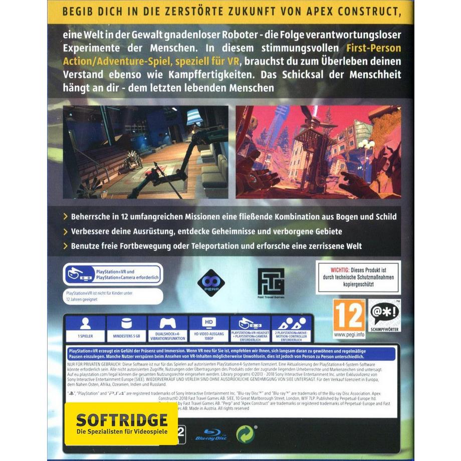 Fast Travel Games AB  Apex Construct (VR) 