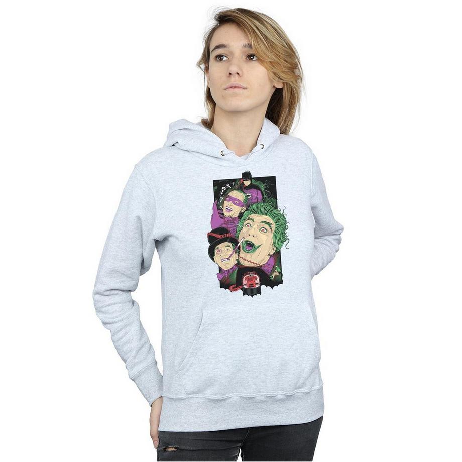 DC COMICS Rogues Gallery Felpa con Cappuccio  