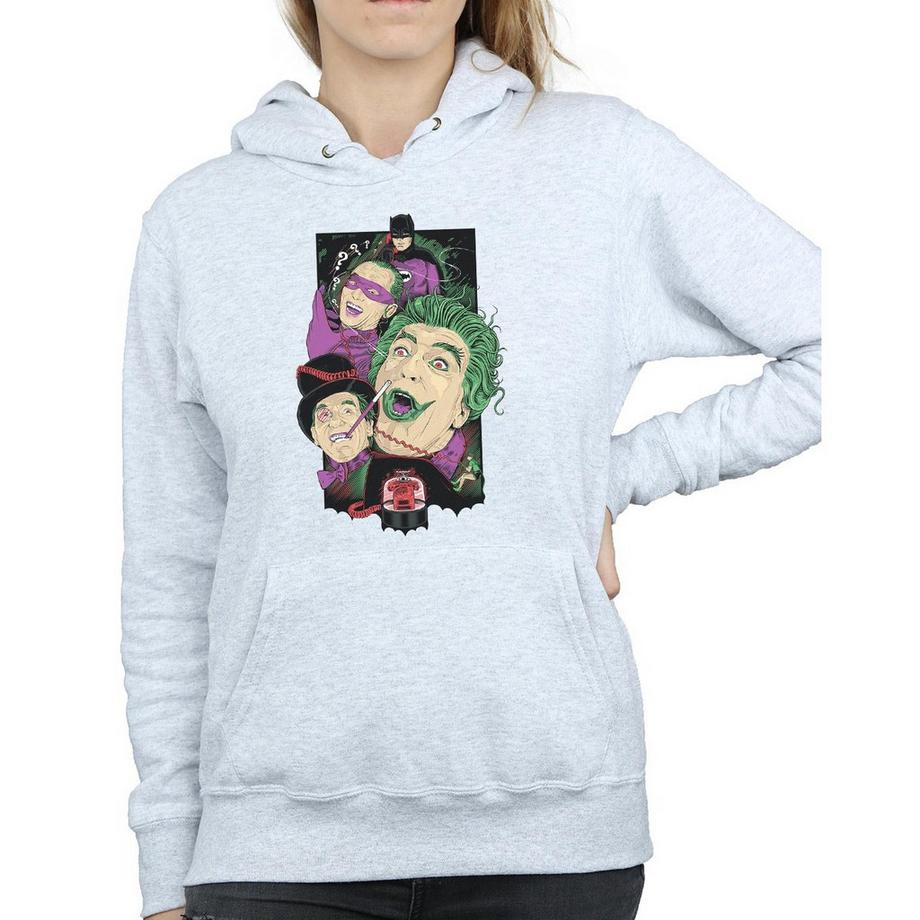 DC COMICS Rogues Gallery Felpa con Cappuccio  