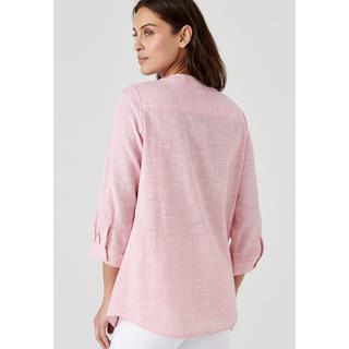 Damart  Blouse pur coton fines rayures. 