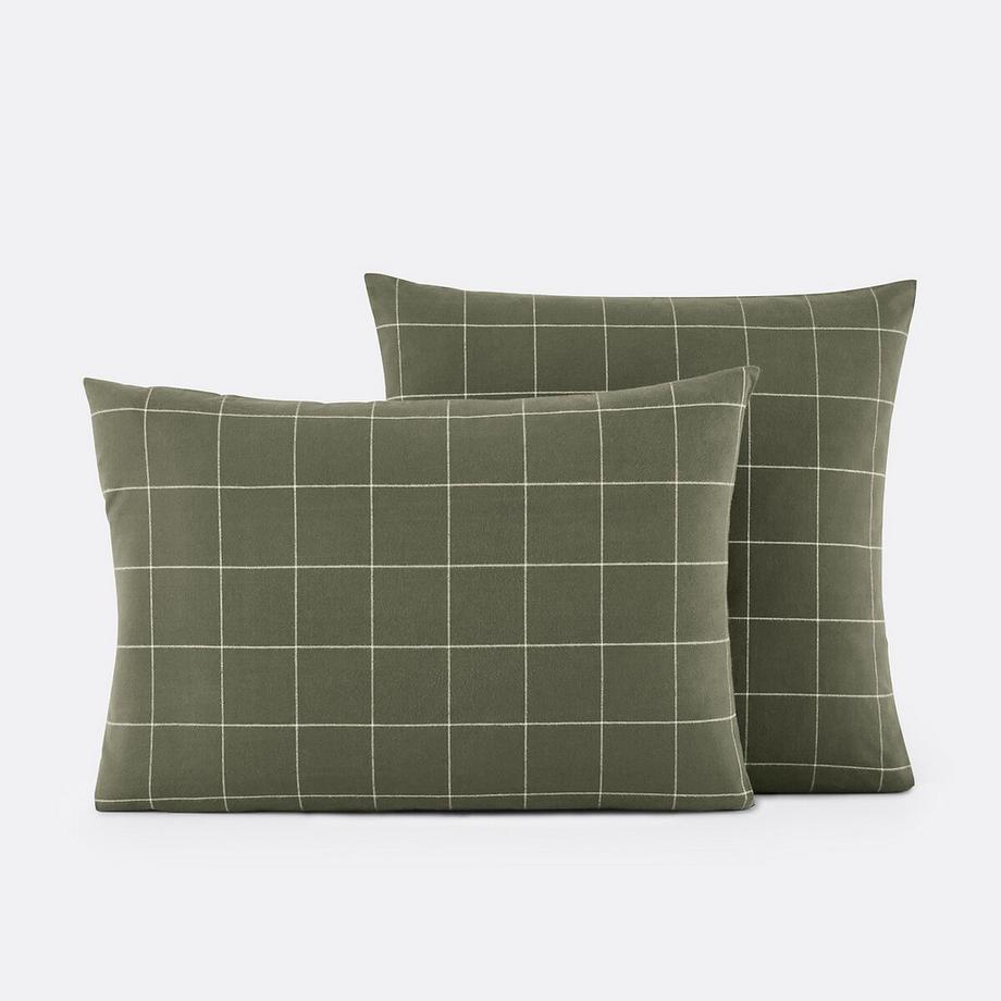 Taie d'oreiller flanelle