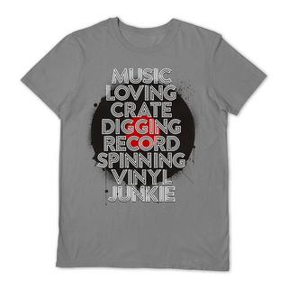 PYRAMID INTERNATIONAL  Music Loving Crate Digging TShirt 