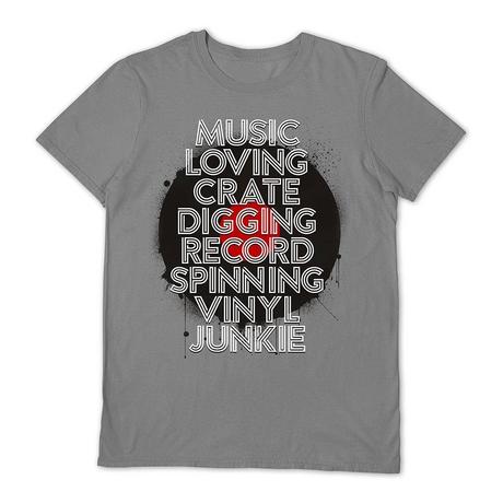 PYRAMID INTERNATIONAL  Music Loving Crate Digging TShirt 