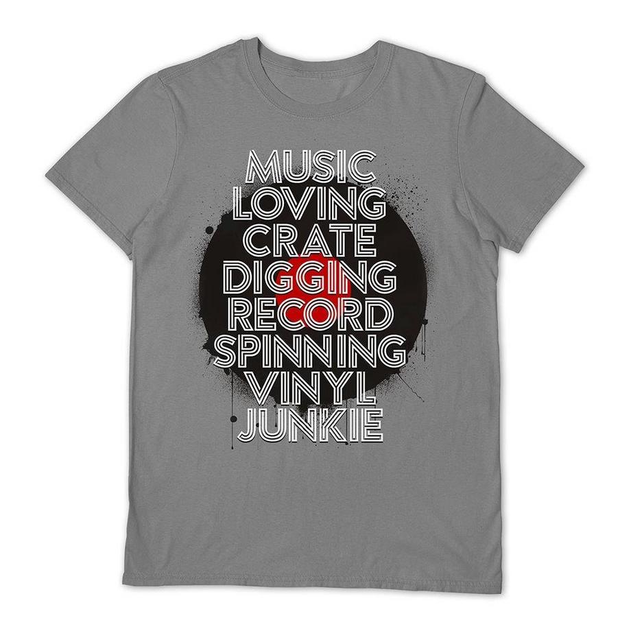 PYRAMID INTERNATIONAL Music Loving Crate Digging T-Shirt  