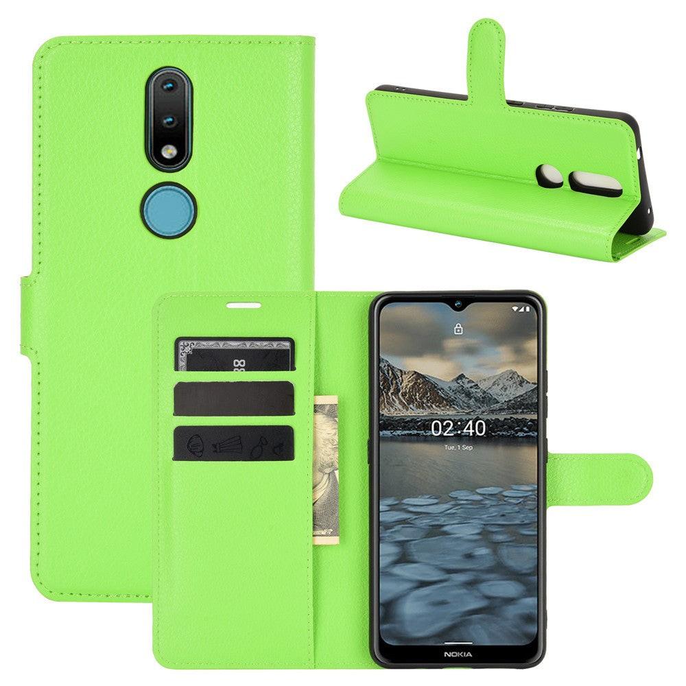 Cover-Discount  Nokia 2.4 - Leder Etui Hülle 