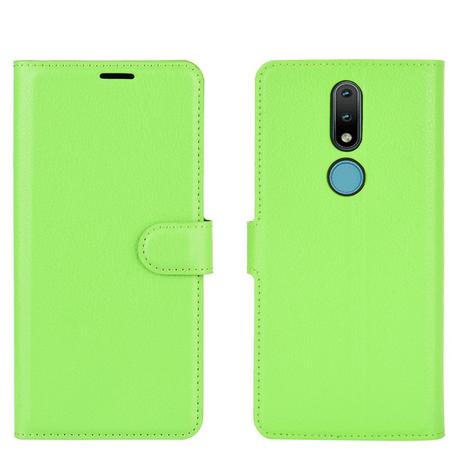 Cover-Discount  Nokia 2.4 - Leder Etui Hülle 