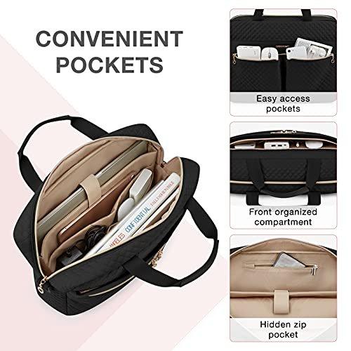 Only-bags.store  Laptoptasche, 15,6-Zoll-Aktentasche, große Laptoptasche, Computertasche, Büro, Reisen, Geschäft, 