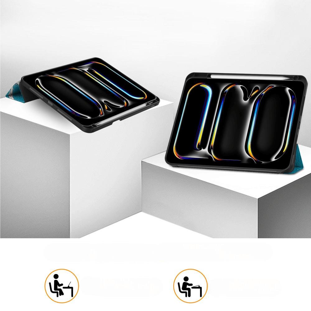 Cover-Discount  iPad Pro 11 2024 - Smart Case Pencil Holder Motif 