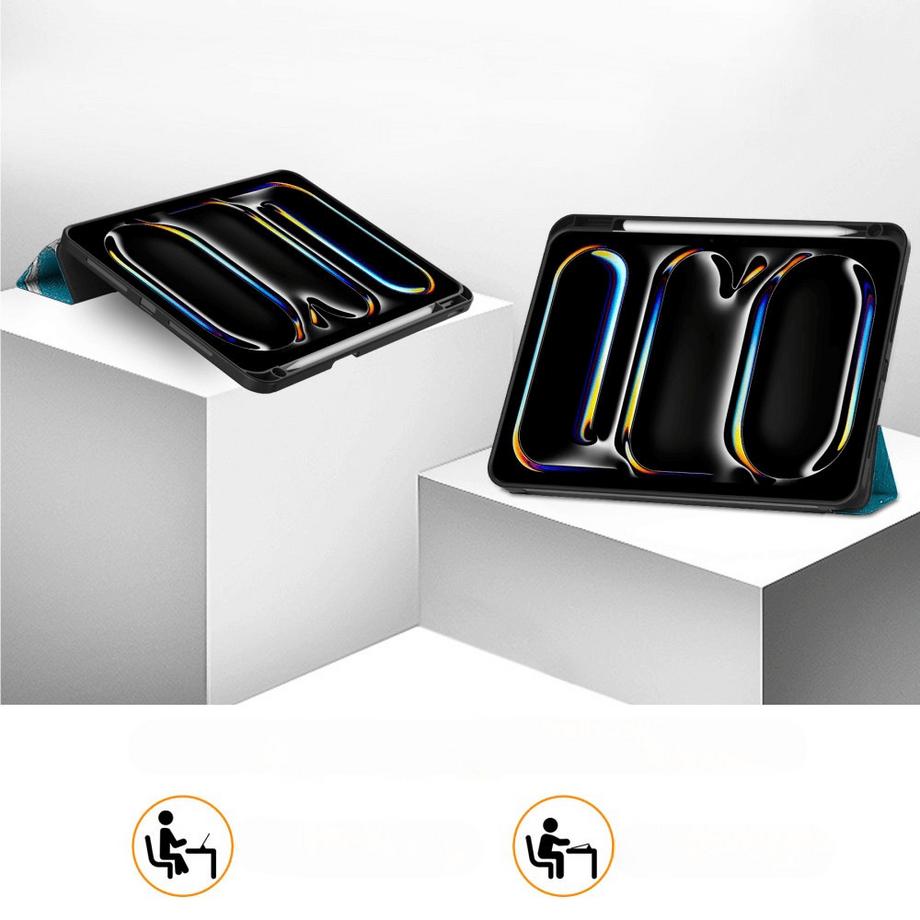 Cover-Discount  iPad Pro 11 2024 - Smart Case Pencil Halter Motiv 