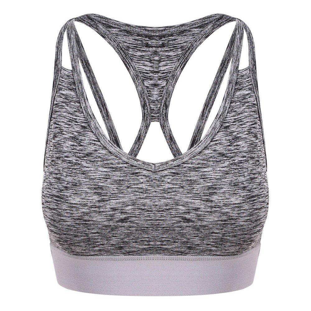 AWDis  Just Cool Girlie Cross Back Crop Top 