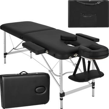 Table de massage Pliante 2 Zones Aluminium Portable + Housse