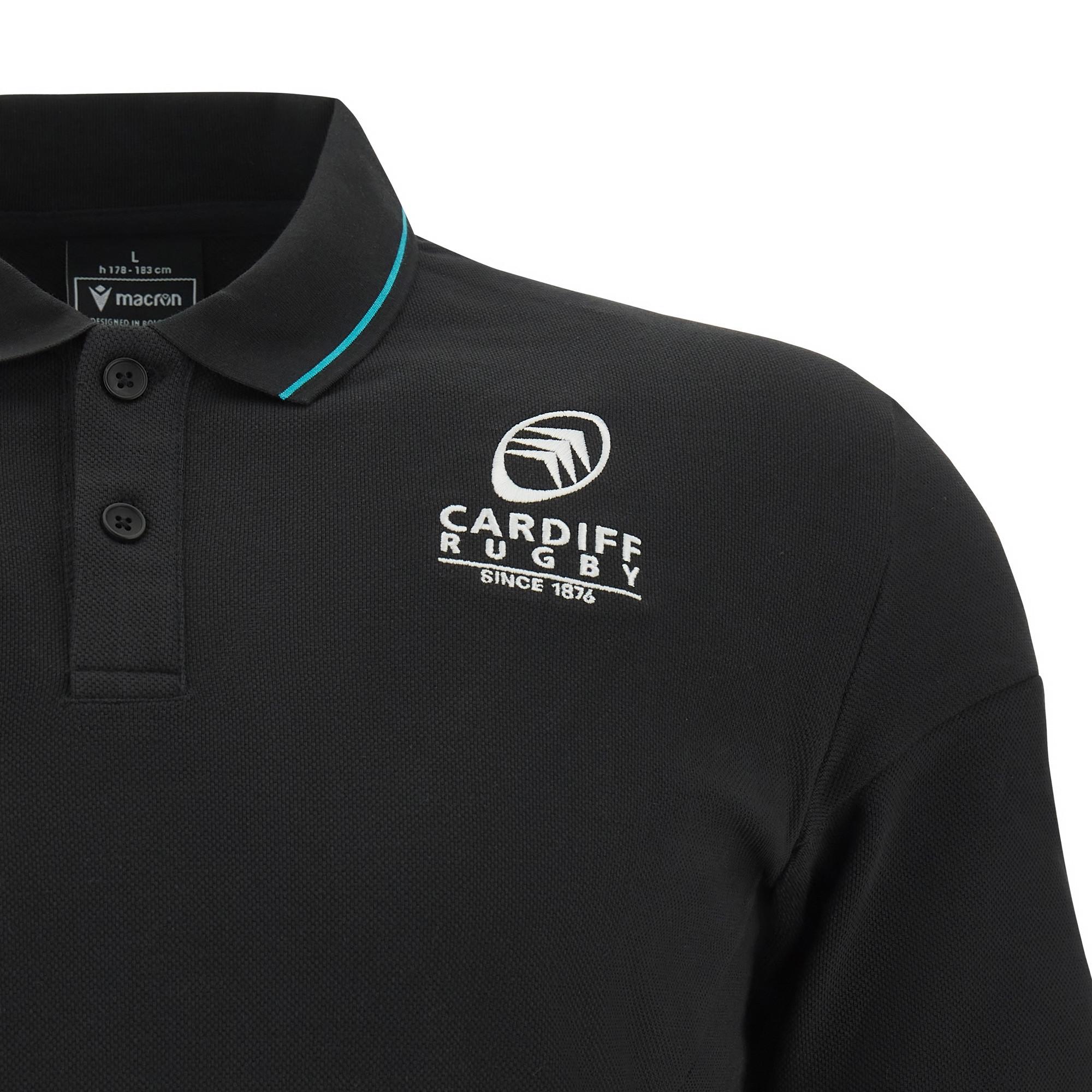 macron  polo de voyage piquet cardiff blues 2023/24 