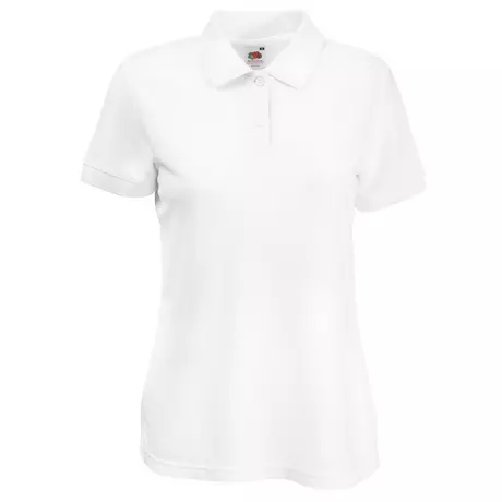 Fruit of the Loom  Polo manches courtes Blanc