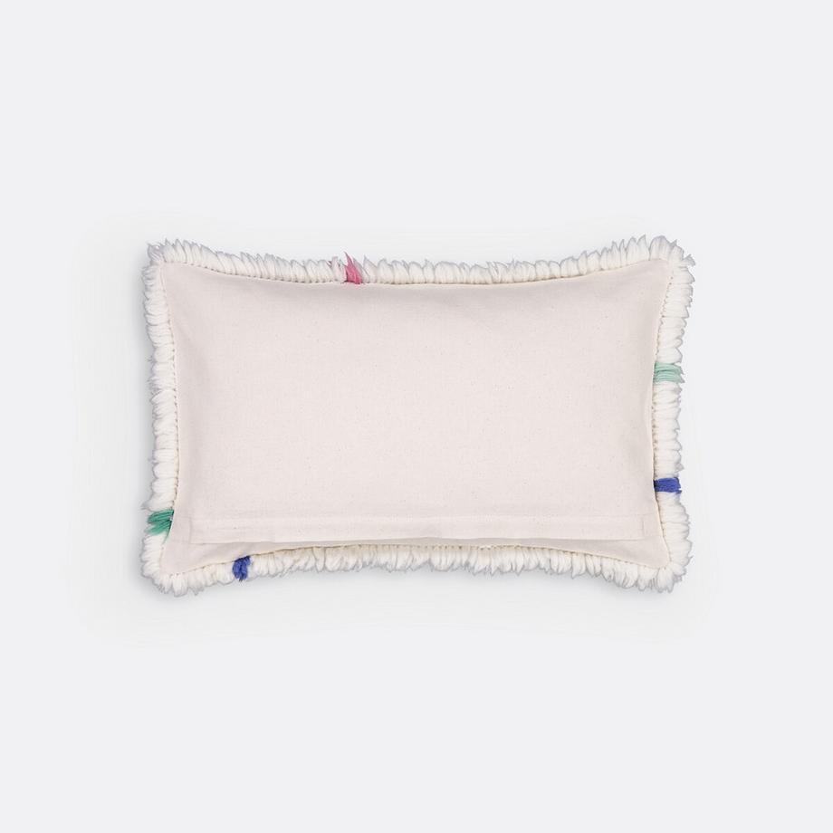 La Redoute Intérieurs Lounis Housse de Coussin Rectangulaire Tuftée Laine  