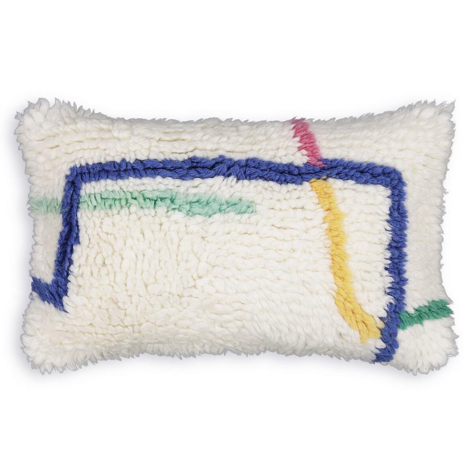 La Redoute Intérieurs Lounis Housse de Coussin Rectangulaire Tuftée Laine  