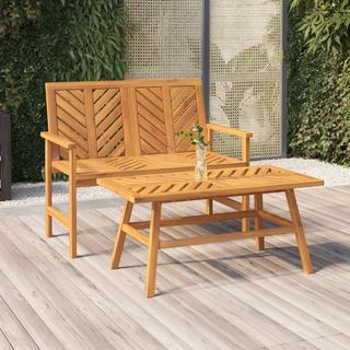 VidaXL Ensemble de salon de jardin bois d'acacia  