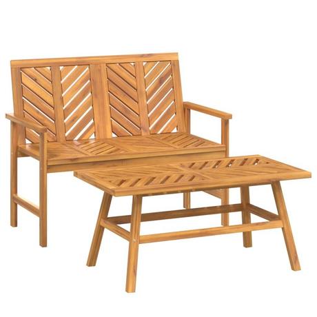 VidaXL set mobili da giardino Legno di acacia  