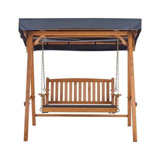 Beliani Balancelle de jardin en Bois d’épicéa Traditionnel FIBBIALLA  