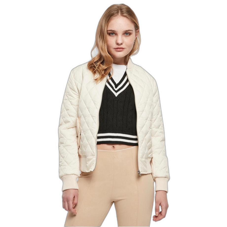 URBAN CLASSICS Nylon Daunenjacke Rautenmuster  