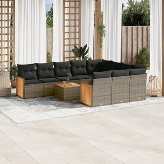 VidaXL Garten sofagarnitur poly-rattan  