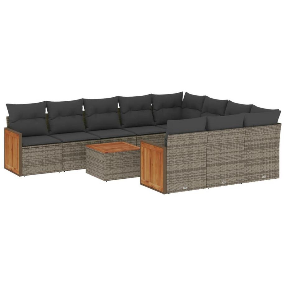 set divano da giardino Polirattan