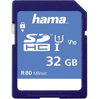 hama  SDHC 32GB 124135 Class 10 UHS-I 80MB/S 